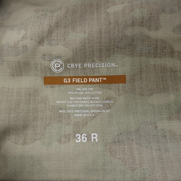NEW Crye Precision Pants Mens 36 G3 Field Multicam OCP Camo Cargo Military Army - Picture 6 of 10